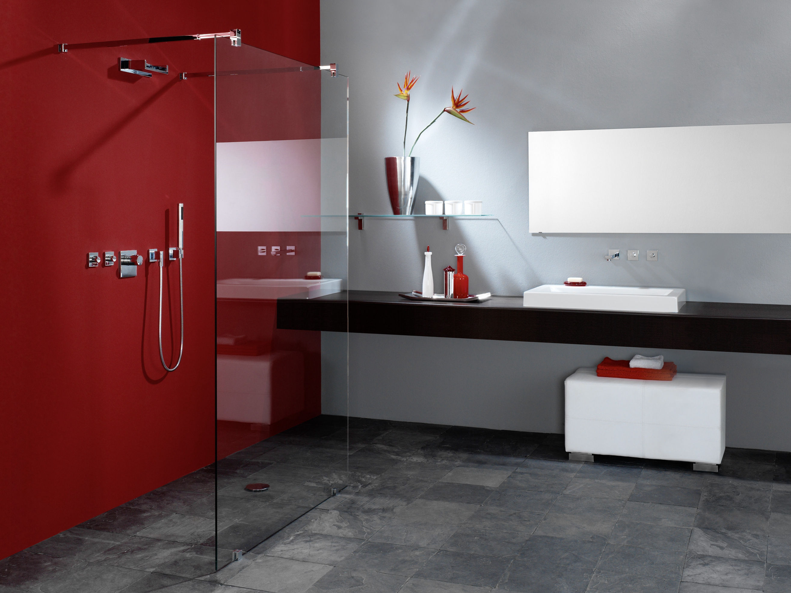 beidseitig begehbare Walkindusche von Glas Scholl