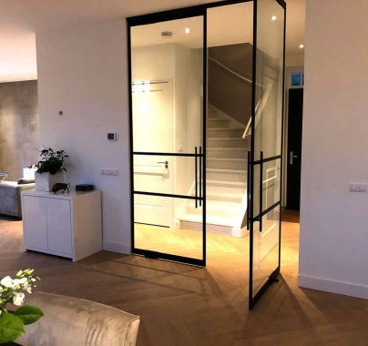 Drehtüren und Raumabtrennungen im Industrial Style - Industrie Stahl Look von Glas Scholl