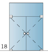 18 zweiflüglige Tür mit Oberlicht