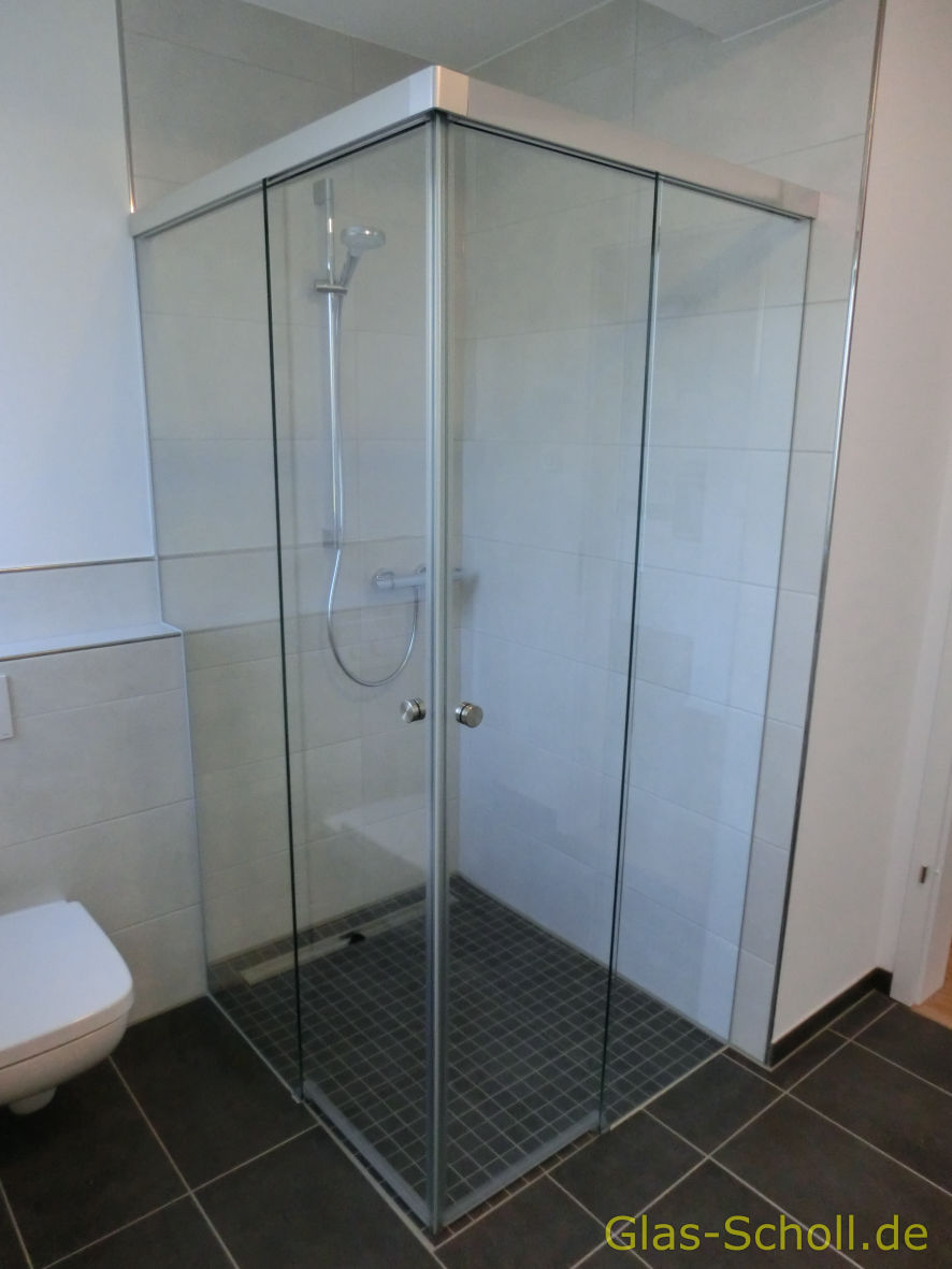 Schiebetürdusche Aquant 40 mit Softstop von Glas Scholl