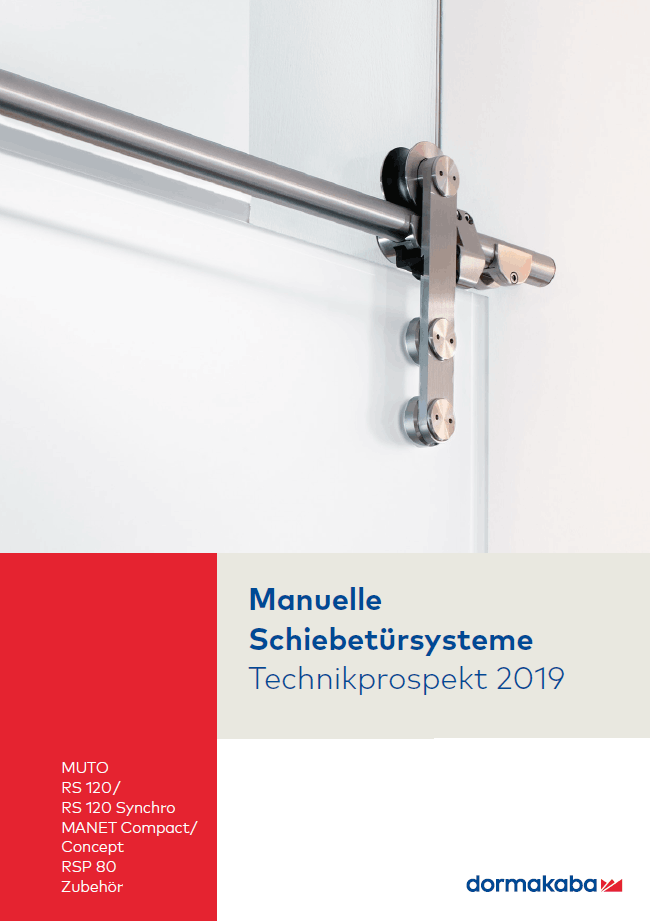 dormakaba MUTO Schiebetürsystem TECHNIK 2019 von Glas Scholl