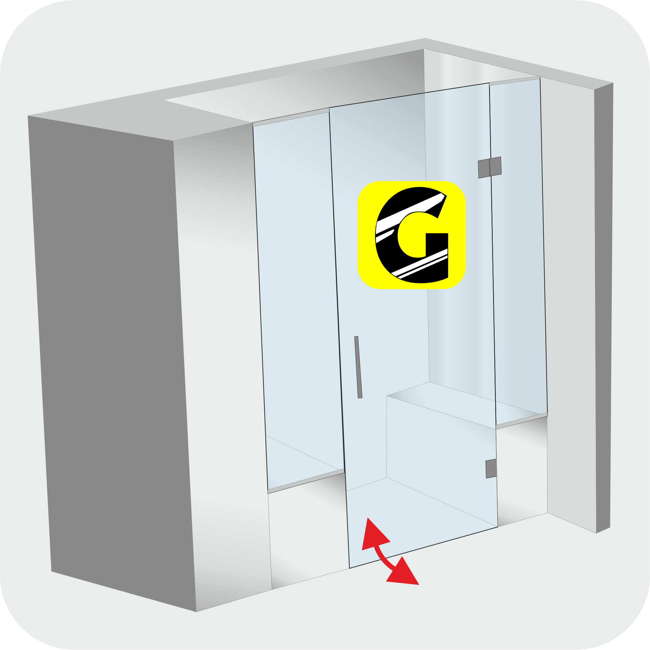 Dampfsaune und Ganzglasdusche von www.glas-scholl.de