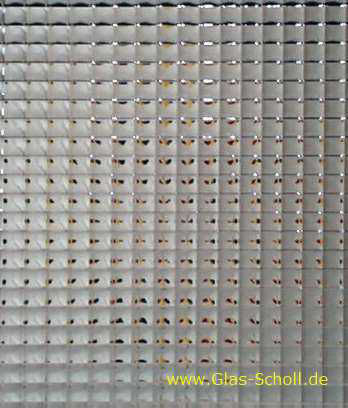 Ornamentglas 130 - Edelit doppelt weiß (4 mm) von Glas Scholl