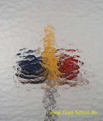 Ornamentglas Kathedralglas kleingehämmert weiß (4 mm) von www.glas-scholl.de