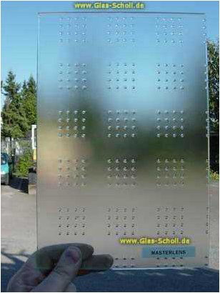 Ornamentglas MasterLens weiß (4 mm) von www.glas-scholl.de